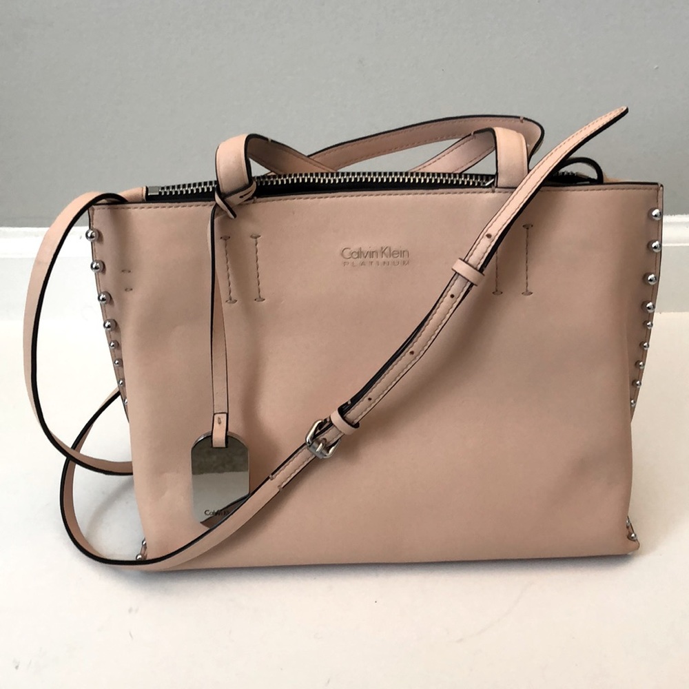 NWOT Blush Pink Crossbody Satchel